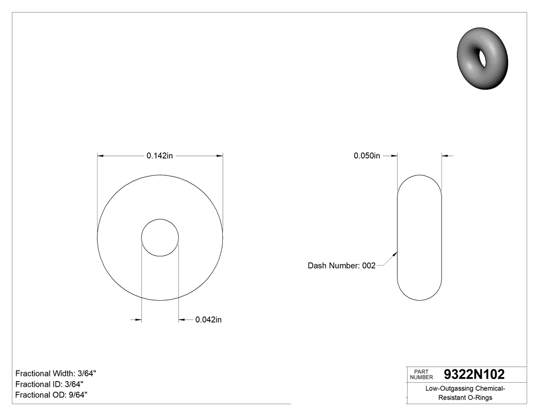 Technical drawing - 9322N102